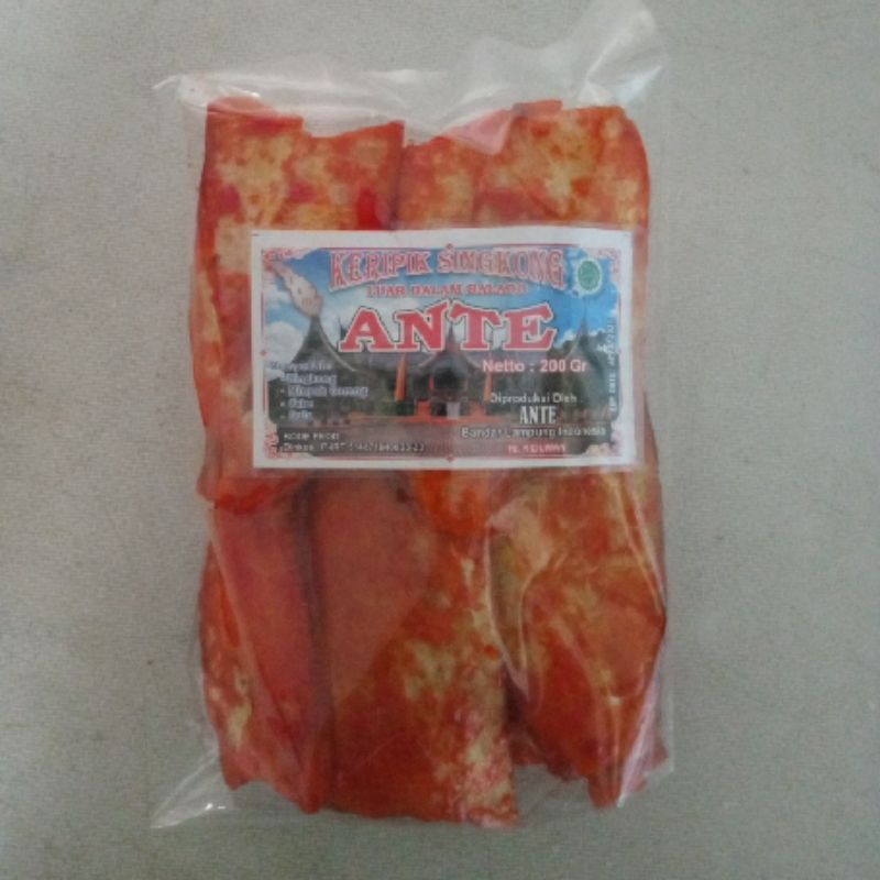 

Keripik Singkong Balado Ante