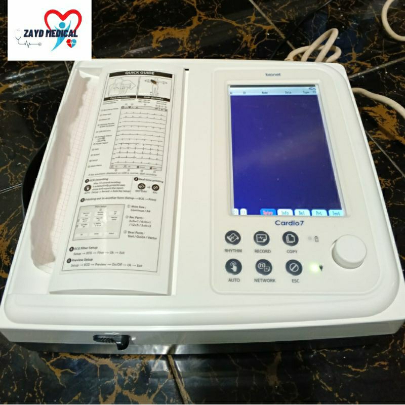 ECG /EKG BIONET CARDIO 7 SECOND/ ECG 12 CHANNEL BIONET SECOND