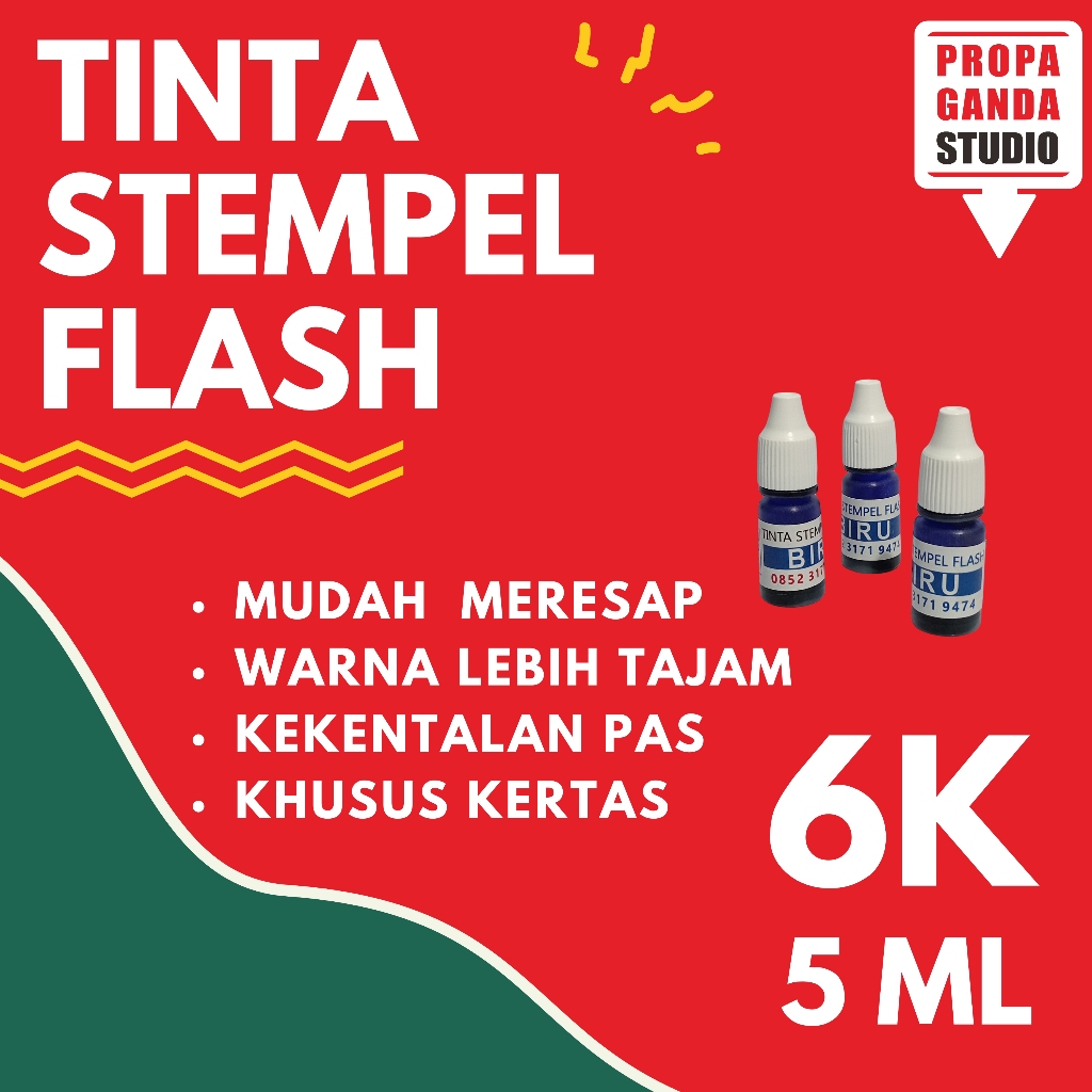 

TINTA STEMPEL FLASH 6 ml