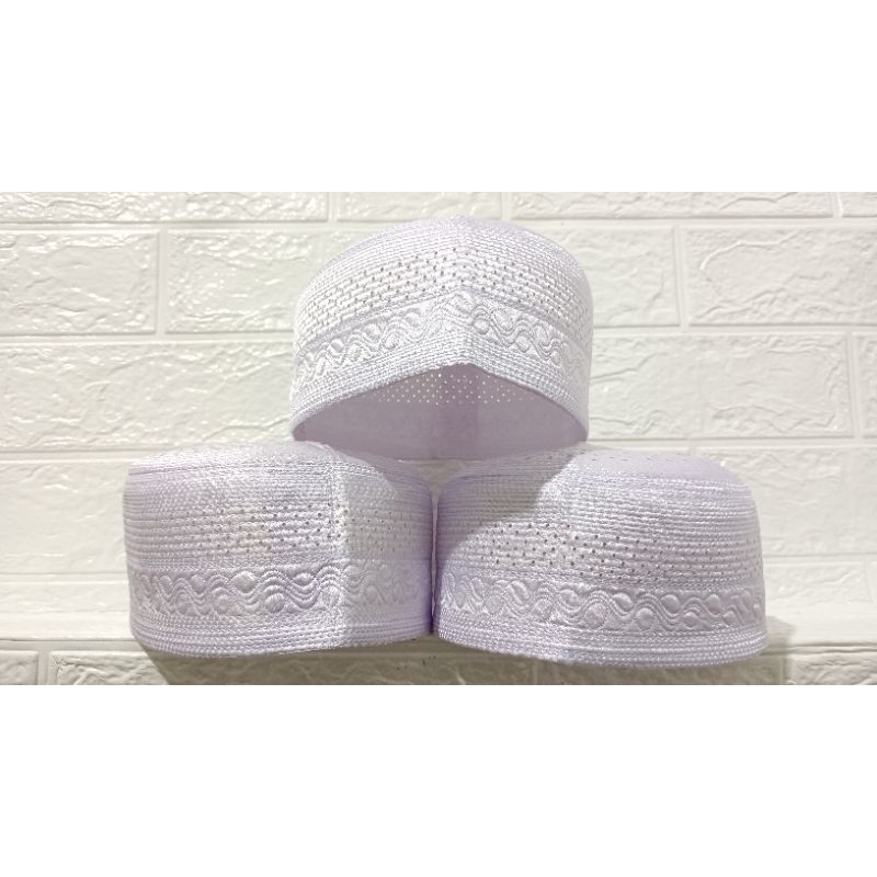 Peci Haji Madinah Bugis Bangladesh Original warna putihMurah