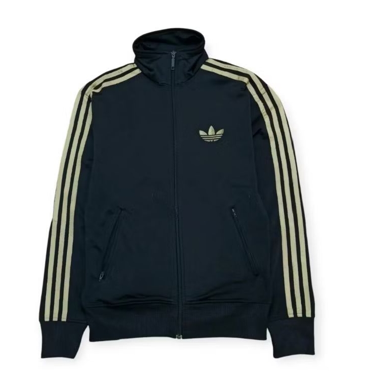 Tracktop Adidas Firebird Black Gold / Hitam Emas