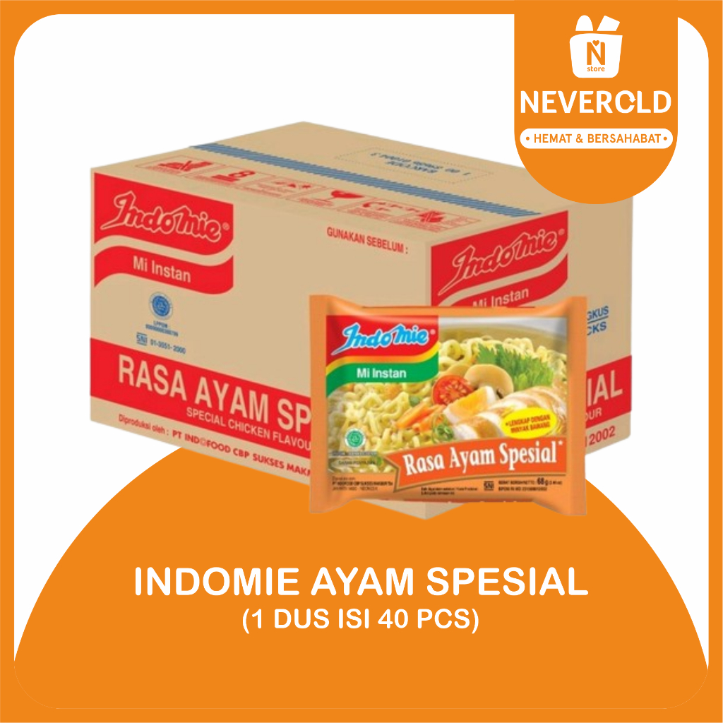 

INDOMIE AYAM SPESIAL 1 DUS ISI 40 PCS