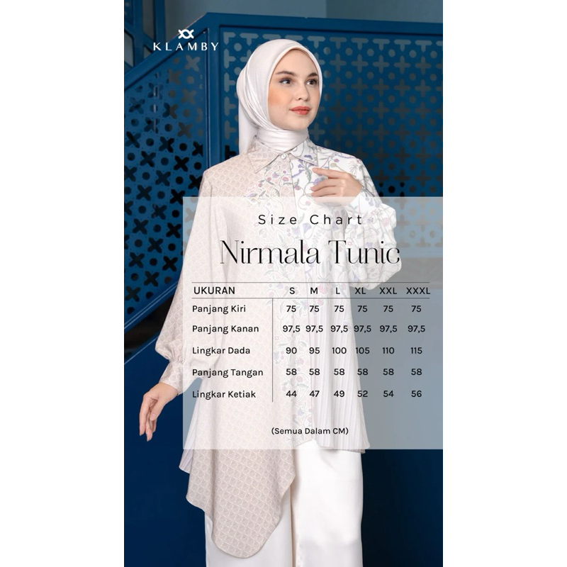 Nirmala Tunic Shirt Aqua Breeze Milky Gum Lavender Bloom Buttercream Kala Blouse Sierra Shoreline We