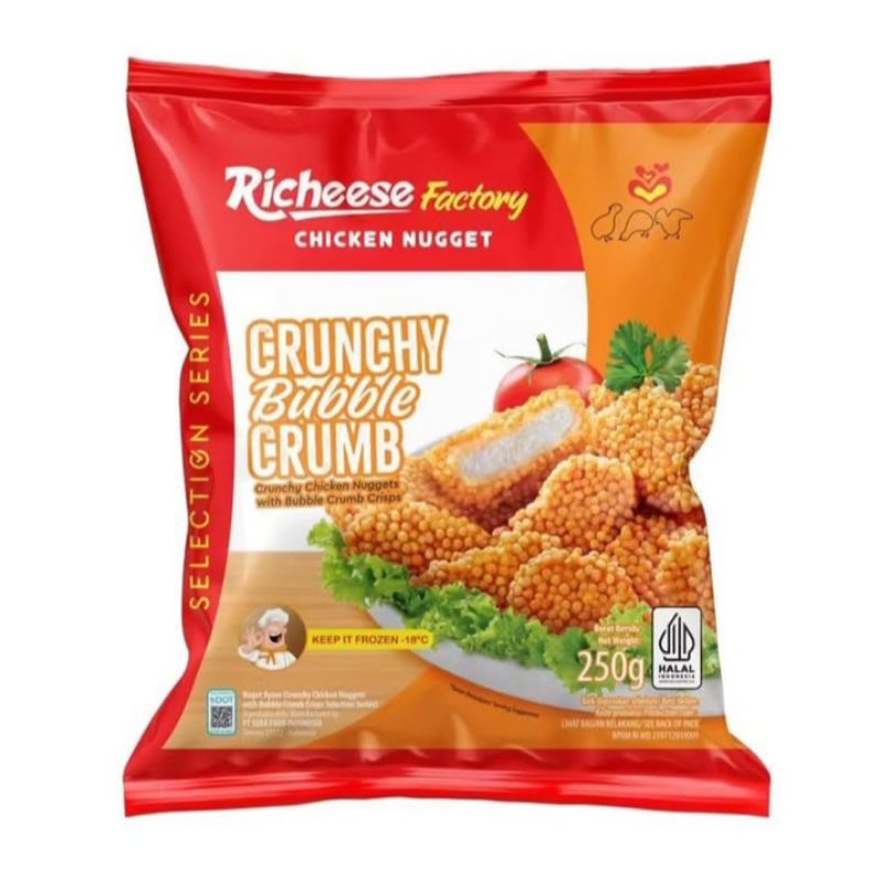 

Nuget Richeese crunchy bubble crumb 250 gr // Nuget richeese crunchy