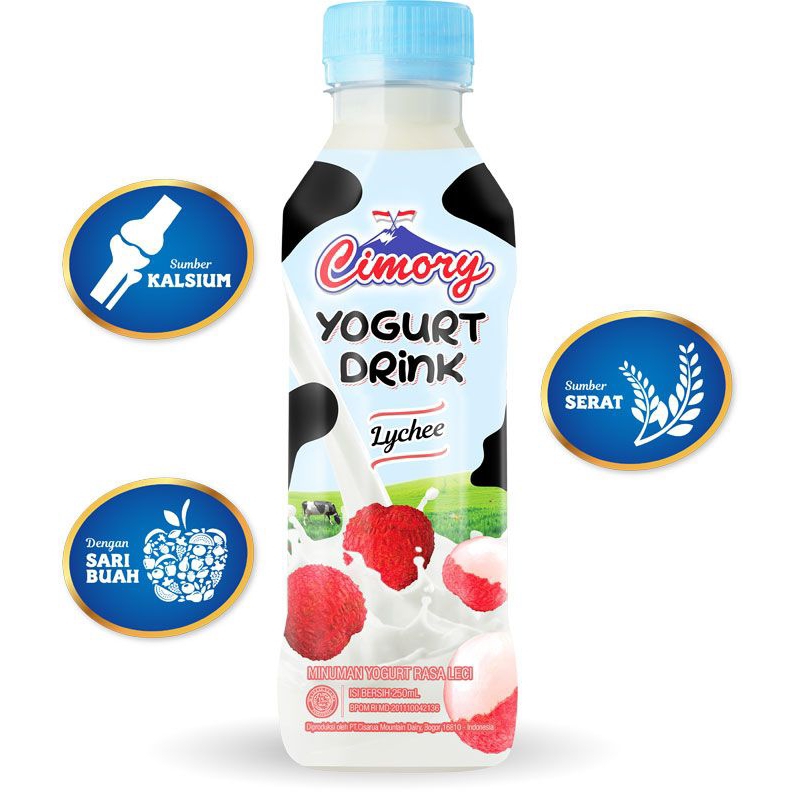 

Cimory Yogurt Drink 240ml Rasa Leci Khusus Sameday Instan