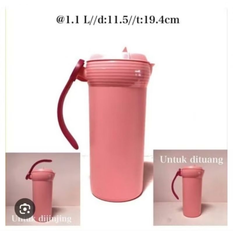 Tupperware Twist n Pour Teko Plastik tempat air minum wadah sirup bisa tenteng  and murah ceret disk