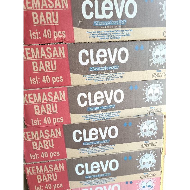 

SUSU UHT CLEVO 1 DUS ISI 40 PCS HARGA PROMO