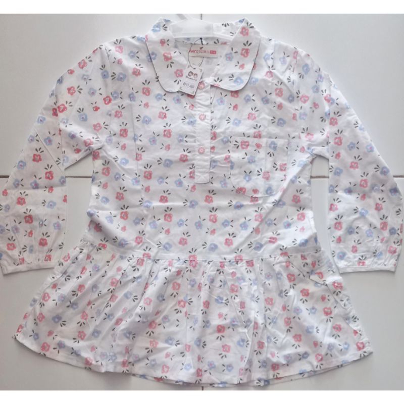 BLOUSE ANAK PEREMPUAN AERROKIDS/KEMEJA ANAK PEREMPUAN 5-12 TAHUN