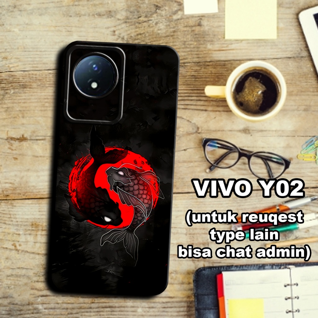 CC27/ Softcase karet lentur untuk vivo y02/Motif cowok/case vivo y02/kesing vivo y02/silicon vivo y0