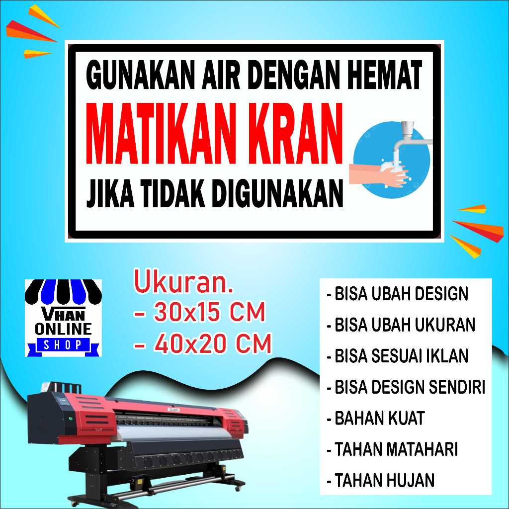 

Cetak Sticker Untuk di WC Bahan Tahan Air Putih