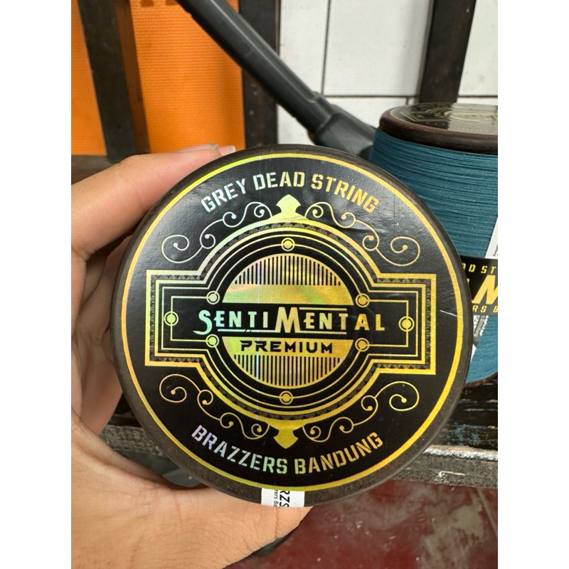 Gelasan Brazzers " SENTIMENTAL" Grey deadstring premium import size 022 6000yard matot abu premium P
