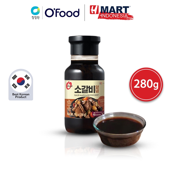 

CHUNG JUNG ONE O'Food BBQ Galbi Sauce for Beef - Saus Marinasi Kalbi BBQ 280g