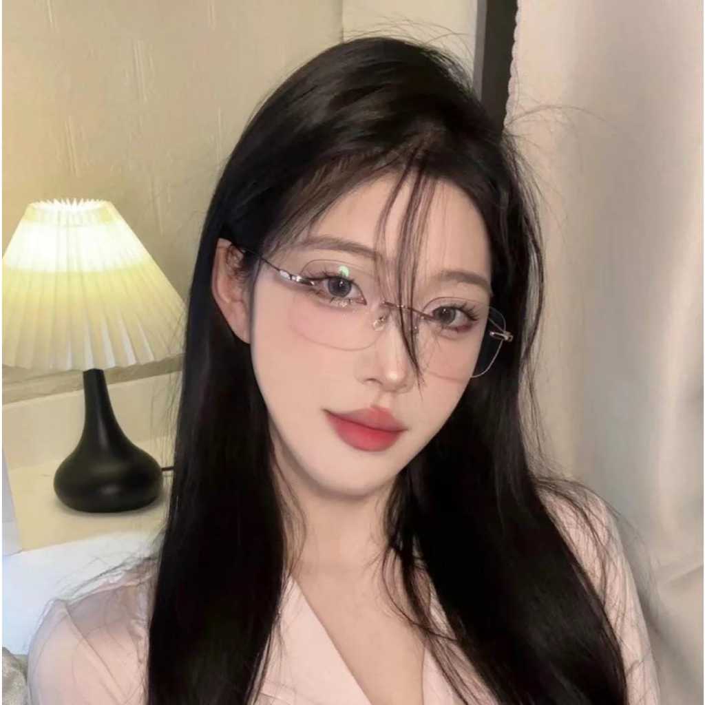 Kacamata Optik Blueray Photocromic Bluecromic Lensa Anti Radiasi Berubah Gelap Wanita Luxury Berlian