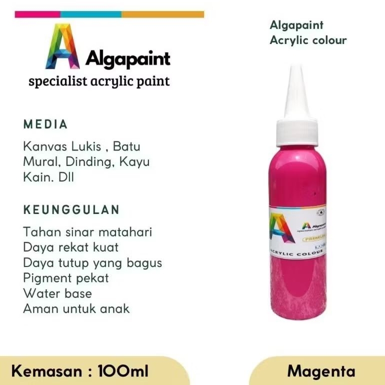 

Algapaint cat akrilik/mural/ lukisan/dinding/kayu/kain/sepatu/painting/catair/lukis/art/catlukis/acrylicpainting/melukis/alatlukis/acrylic/kuaslukis/senilukis/drawing/catminyak/acrylicpaint/pelukis/belajarlukis/perlengkapanlukis/hobilukis/lukisanaesthetic