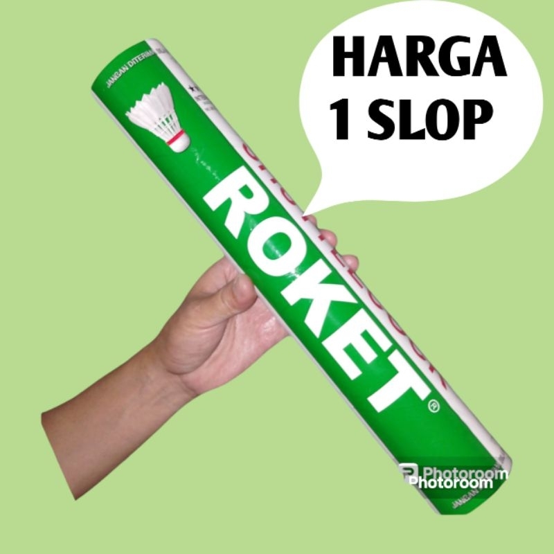 shuttlecock badminton roket hijau