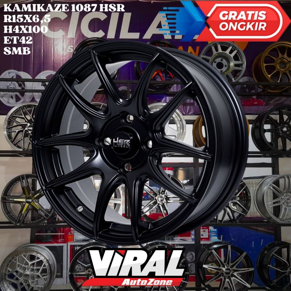 Velg Mobil VIOS , YARIS , FIESTA , AVEGA , HSR KAMIKAZE RING 15 R15 MURAH