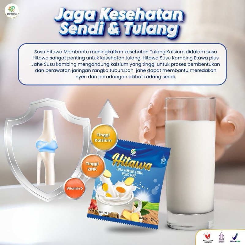 

HITAWA SACHET - SUSU KAMBING ETAWA TULANG DAN SENDI | BARIKLANA