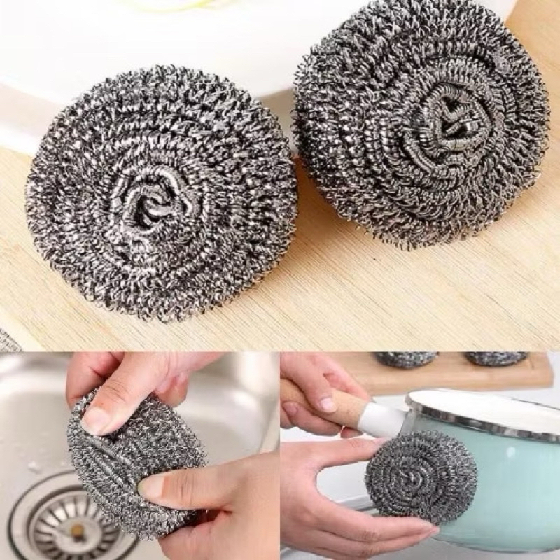 Sabut Kawat Besi ORIGINAL anti kerak panci anti karat