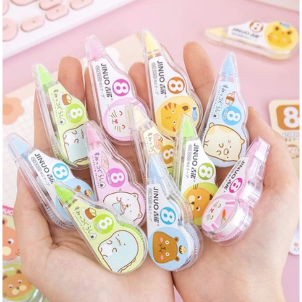 

[ISTY] Correction Tape Karakter 8 Meter Students Stationary School Supplies Multiple Color 8M Karakter Lucu Unicorn Penghapus Pena Roll Kertas Mini