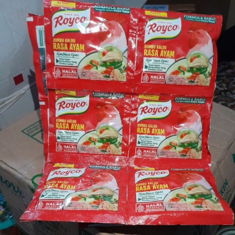 

Royco Ayam 8gr x 12pcs ( 1 RENCENG )