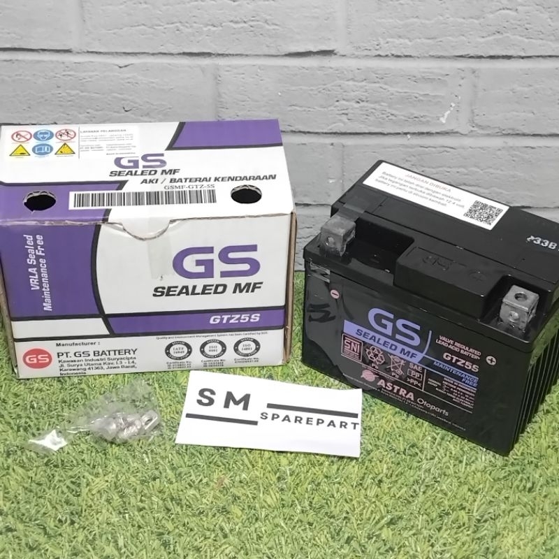 baterai aki kering gell high quality YUASAha dan GS GTZ5S universal motor yamaha mio soul karbu fino