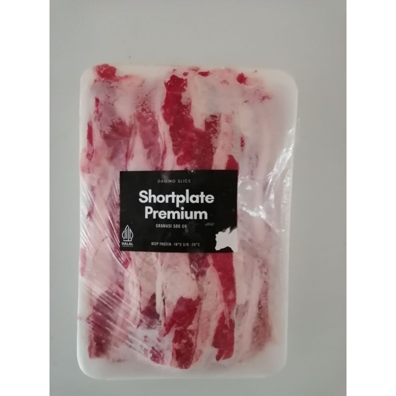 

Beef slice ausie shortplate premium 500gr