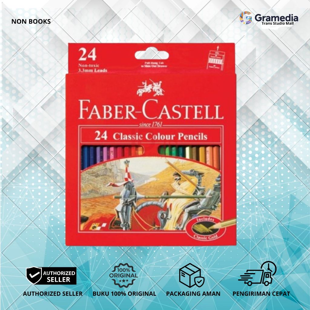 

Gramedia Bandung TSM - FABER CASTELL CLASSIC COLOR 24L 115854