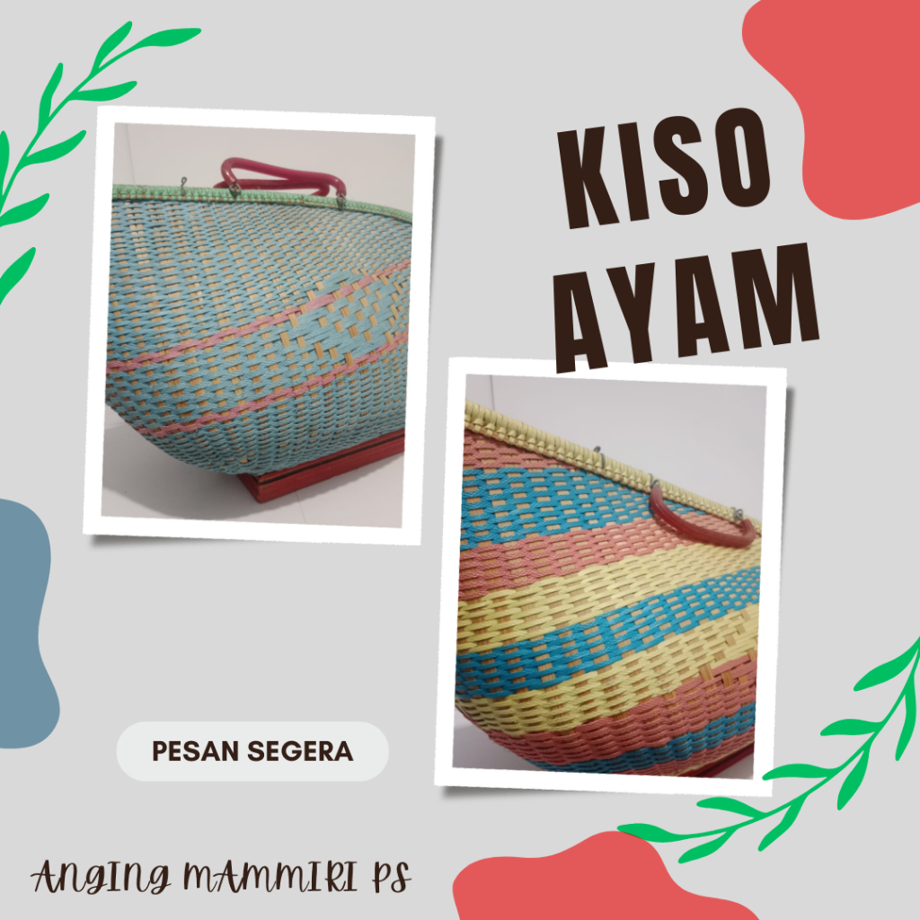 TAS KISO ROTAN AYAM BAGUS DAN BARU