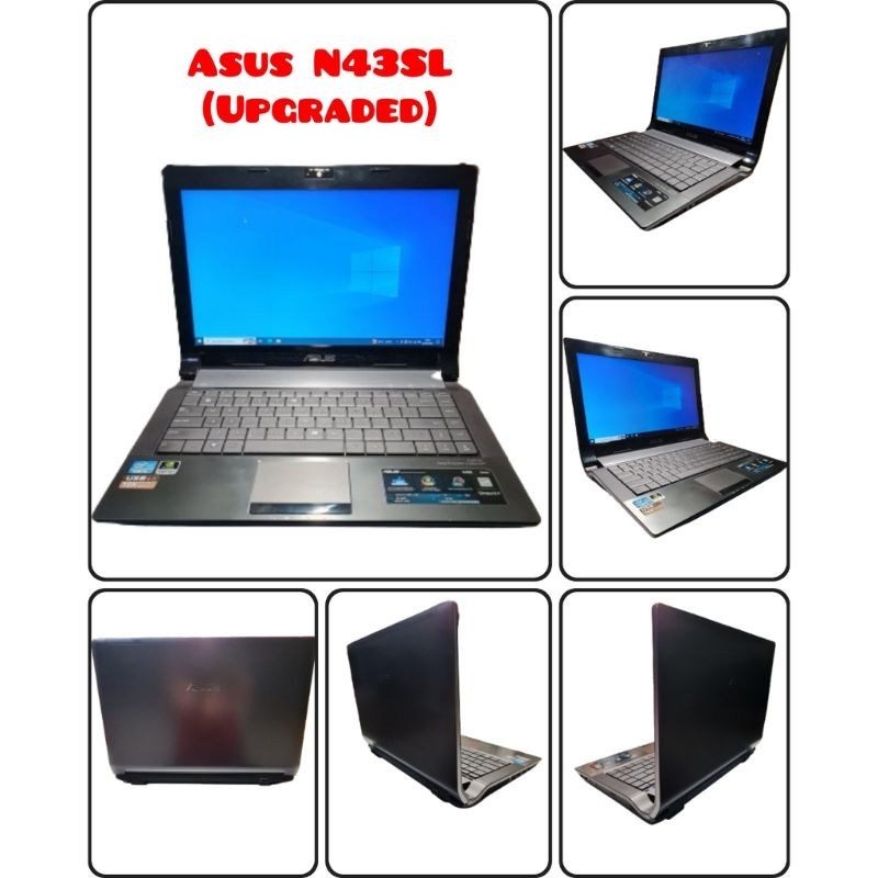 Laptop Notebook ASUS N43SL (UPGRADED), Core i5, RAM 16GB, ROM 1TB SSD + 750GB HDD