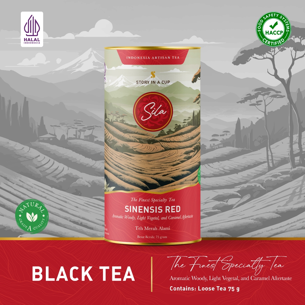 

Sila Specialty Tea | Sinensis Red Tea | Canister | Teh Premium | Red Tea