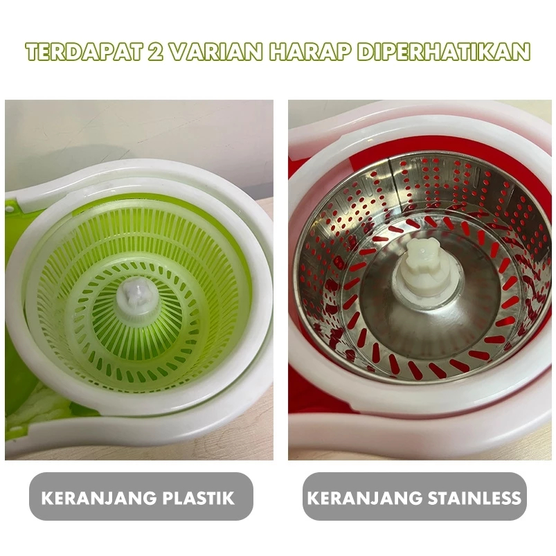 Alat Pel Lantai Spin Mop Pelan Lantai Spin Mop Pel Putar