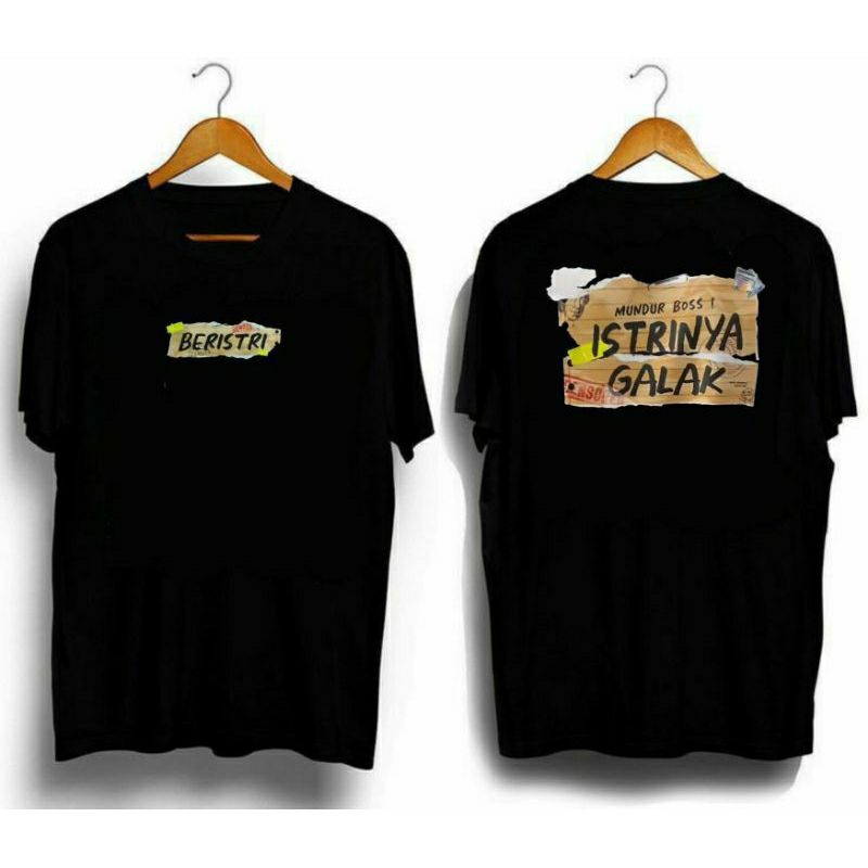 KAOS KATA KATA UNIK MUNDUR BOSS ISTRINYA GALAK