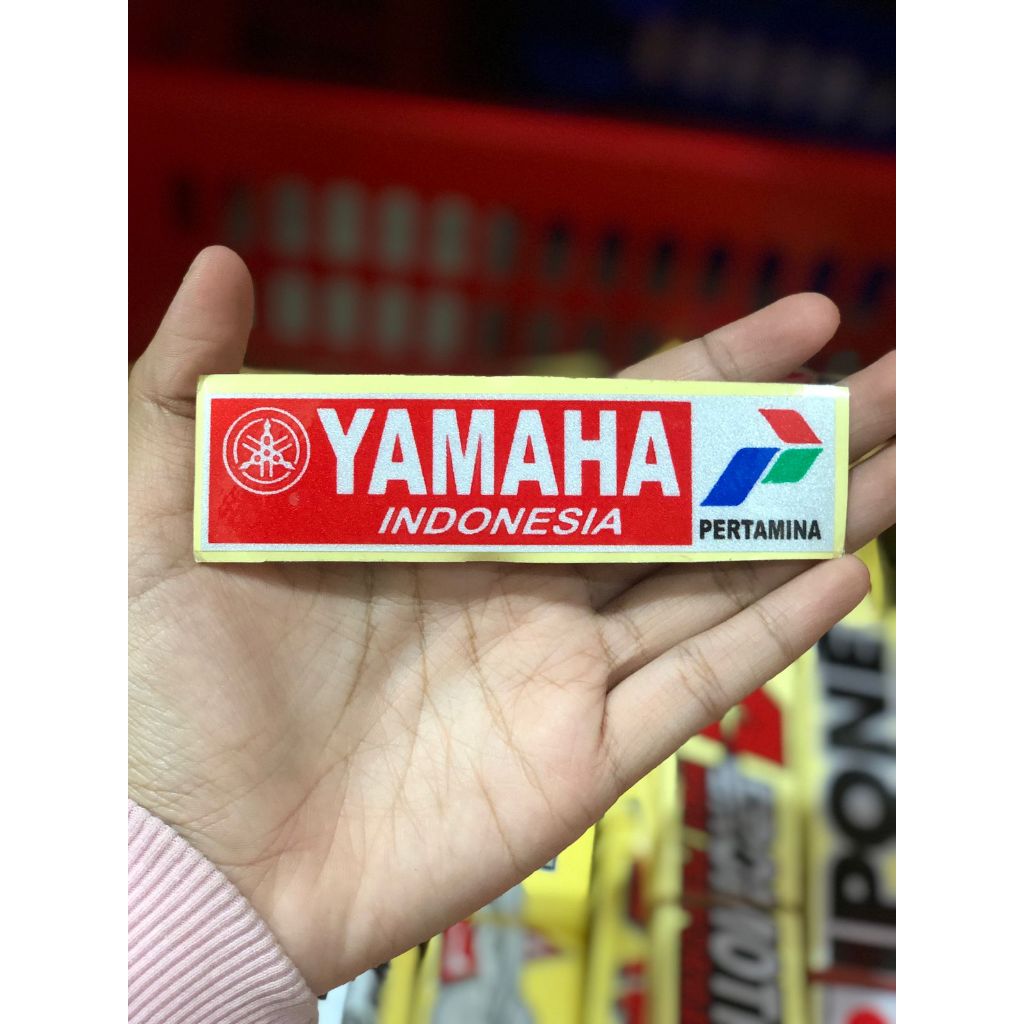 

STIKER SCOTLITE STIKER METALIK TULISAN YAMAHA