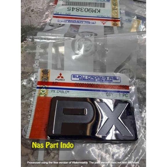 Emblem PX Mitsubishi Outlander tahun 2012 Original