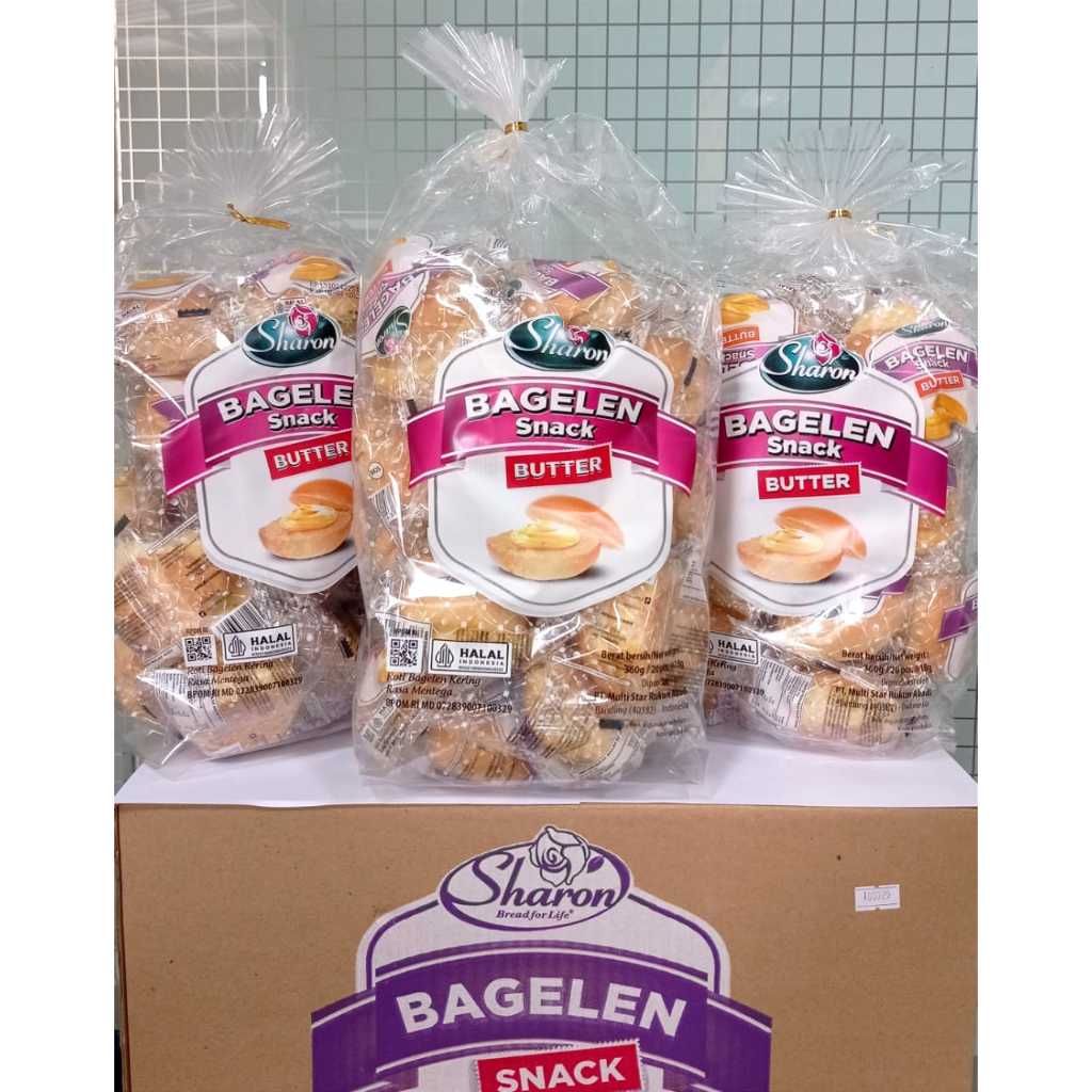 

TERMURAH!! ROTI BAGELAN BANDUNG SHARON BAKERY VARIAN RASA ISI 30PC