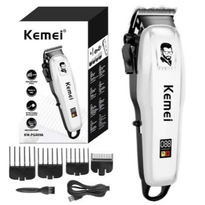 COD Kemei Km Pg- 809A Alat Mesin Cukuran Rambut Kepala Clipper Terlaris