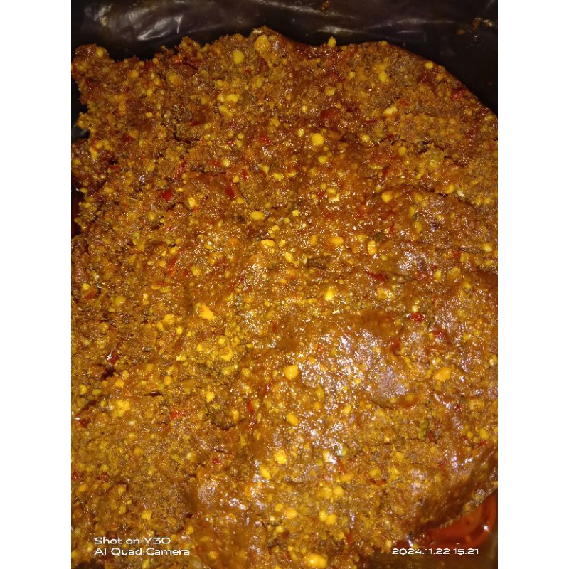 

sambel pecel lamongan rasa pedas sedang manis