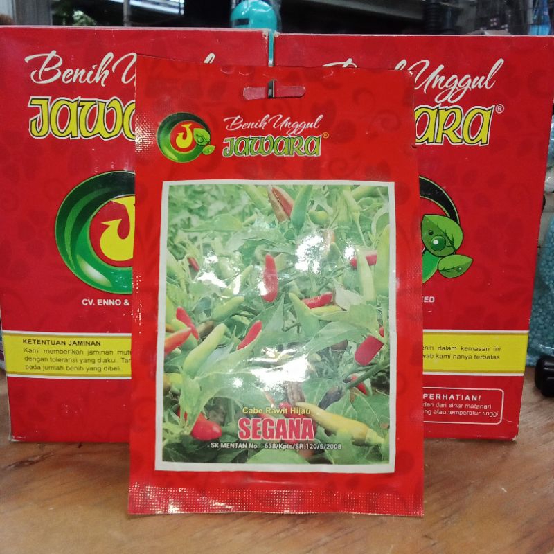 Benih Cabe Rawit Hijau SEGANA Jawara 5gram