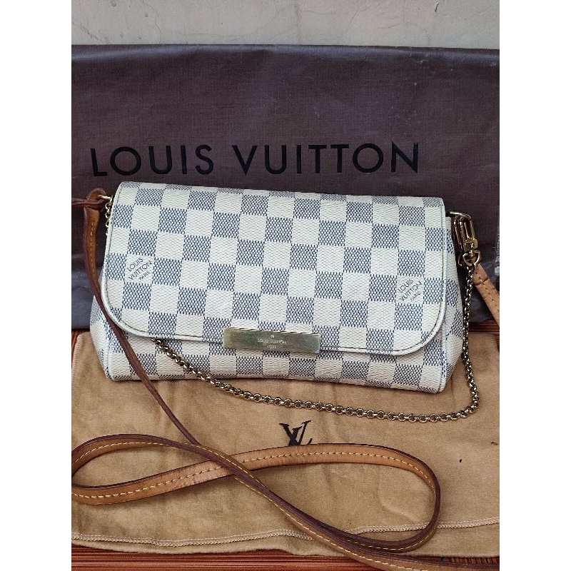 LV Louis Vuitton Favorite PM 2014 Azure