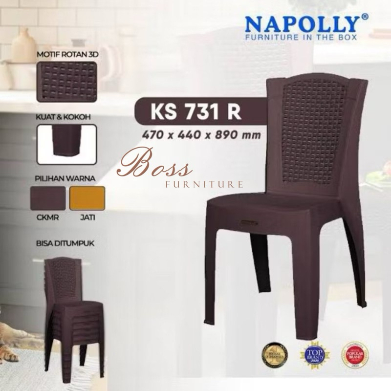 Kursi Plastik Napolly KS 731 R