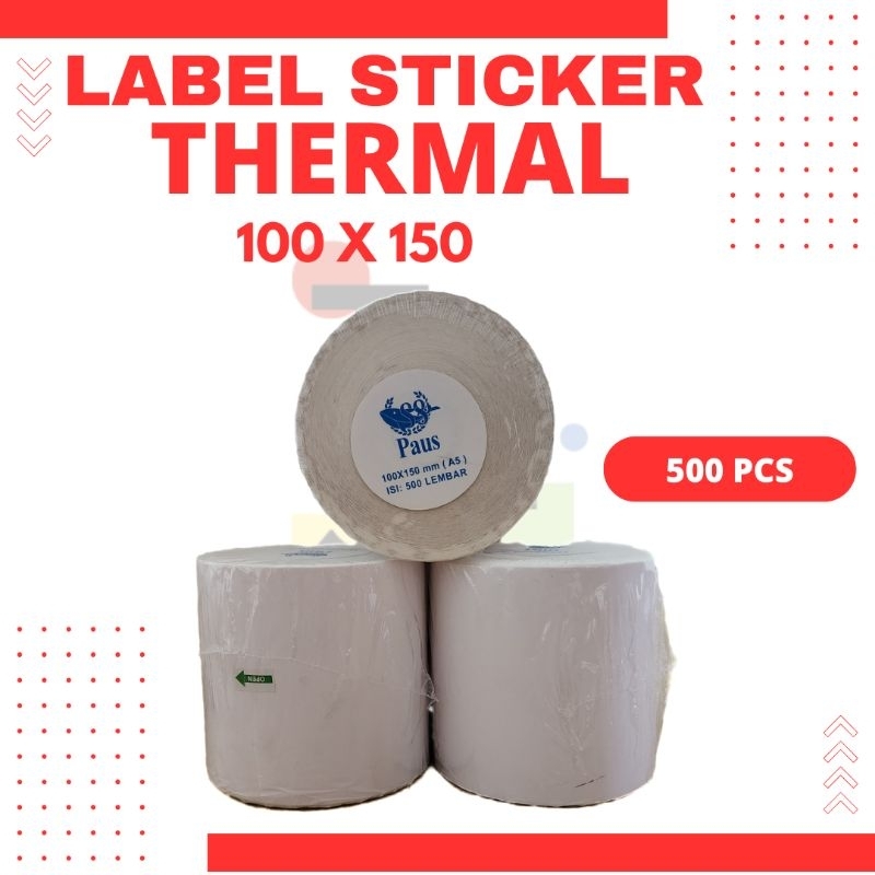 

Label Sticker Thermal, sticker resi paket olshop