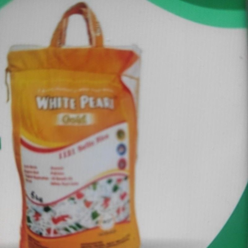 

beras basmati merek White pearl 5 kg