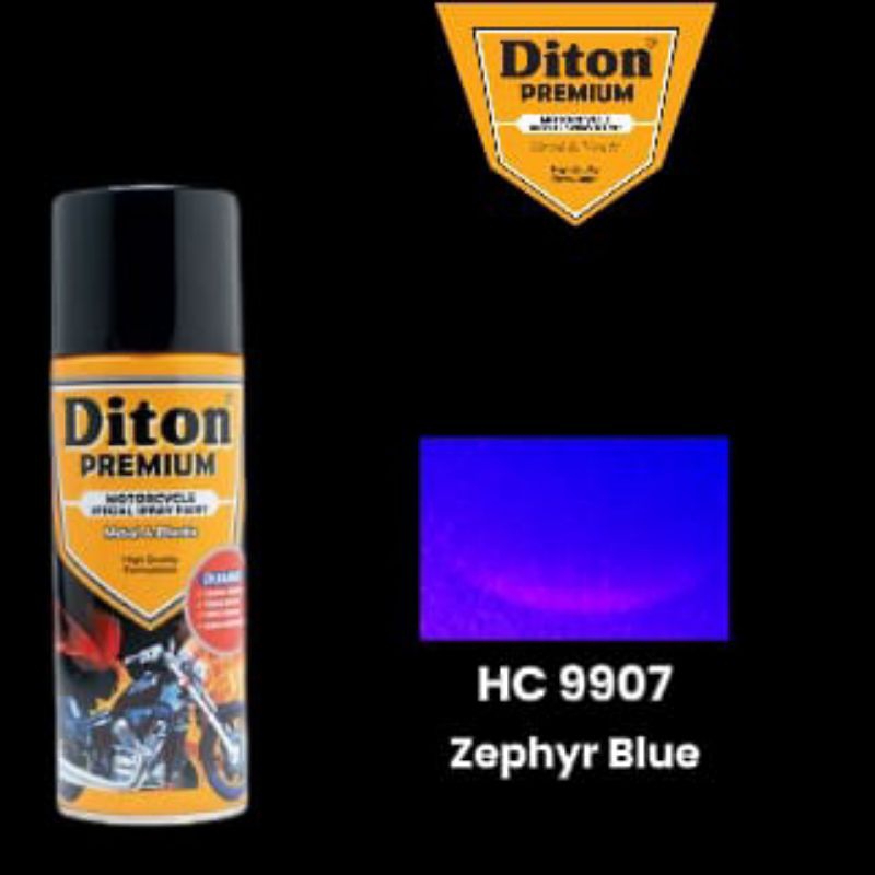 Cat Spray pilok Diton Premium Zephyr blue HC9907 zepir blue hc 9907 Diton Premium 400c tahan bensin