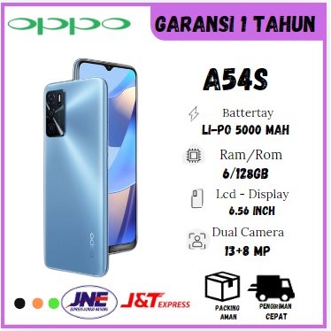 OPPO A54S RAM 6/128 GB FULLSET TERMURAH BERGARANSI 12 BULAN