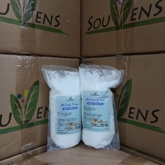 KRIM PIJAT KILOAN CREAM MASSAGE KILOAN KRIM URUT KEROK PIJAT NETRAL TANPA WANGI 1KG SOUVENS (BPOM)