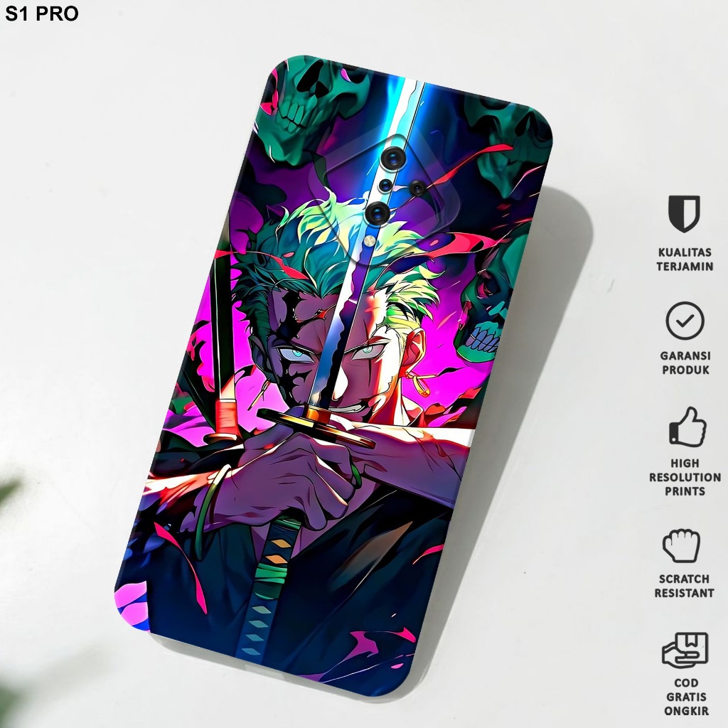 Case Vivo 1920 - Casing Hp Xiaomi Vivo 1920 Motif Zoro - Softcase Vivo 1920 - Softcase Hp Vivo 1920 