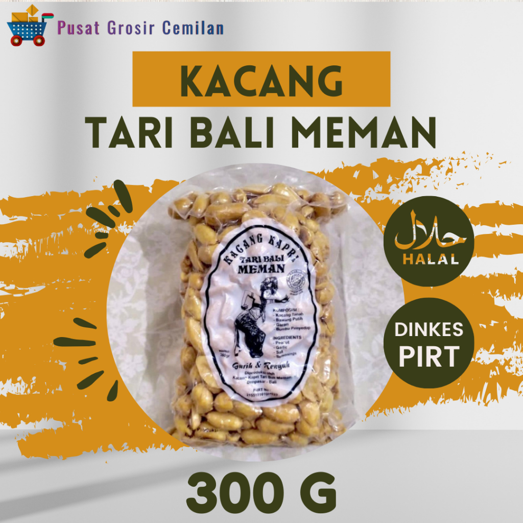 

Kacang Kapri Tari Bali Meman 300g