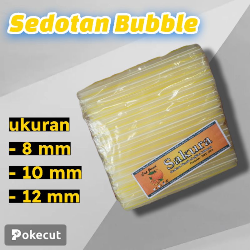 Sedotan Plastik - Sedotan Besar - Sedotan Boba - Sedotan Cendol