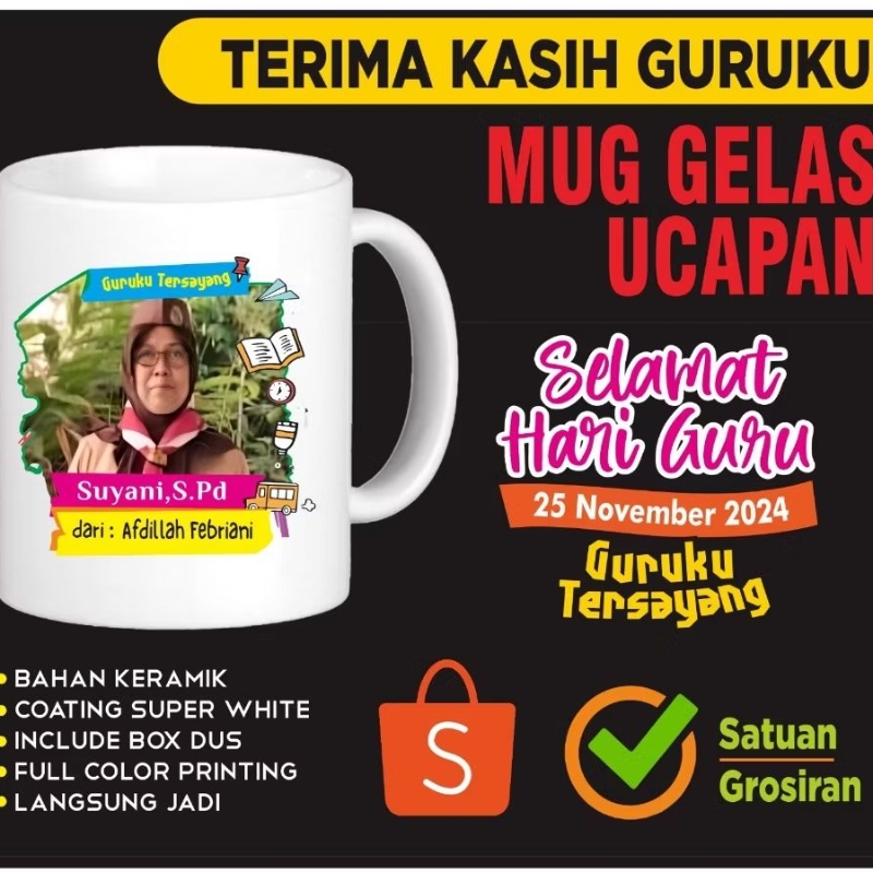 MUG GURUKU TERSAYANG || MUG TERIMAKASIH GURU || MUG UCAPAN HARI GURU ll KENANG KENANGAN KELULUSAN SI