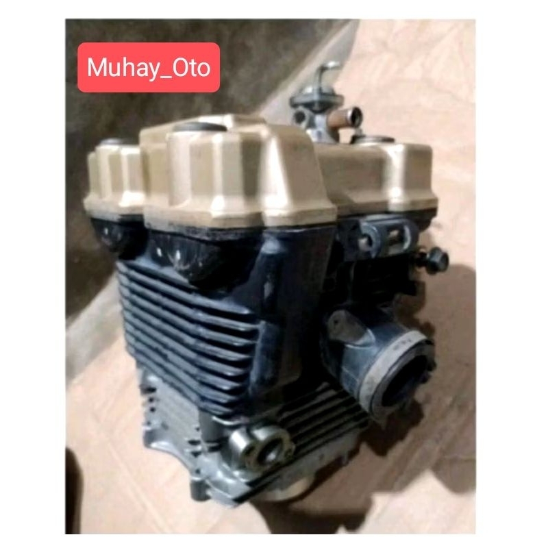 BLOK HEAD BLOK KLEP FULL SET ISIAN SUZUKI SATRIA FU 150 ASLI ORIGINAL COPOTAN ADEM